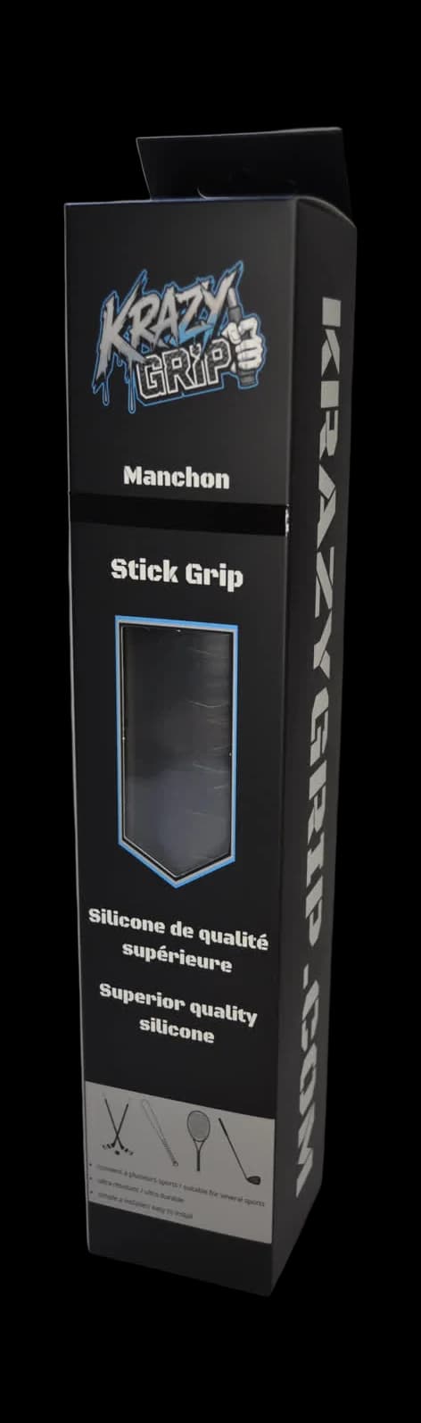 Boîte Krazy Grip, fini Noir